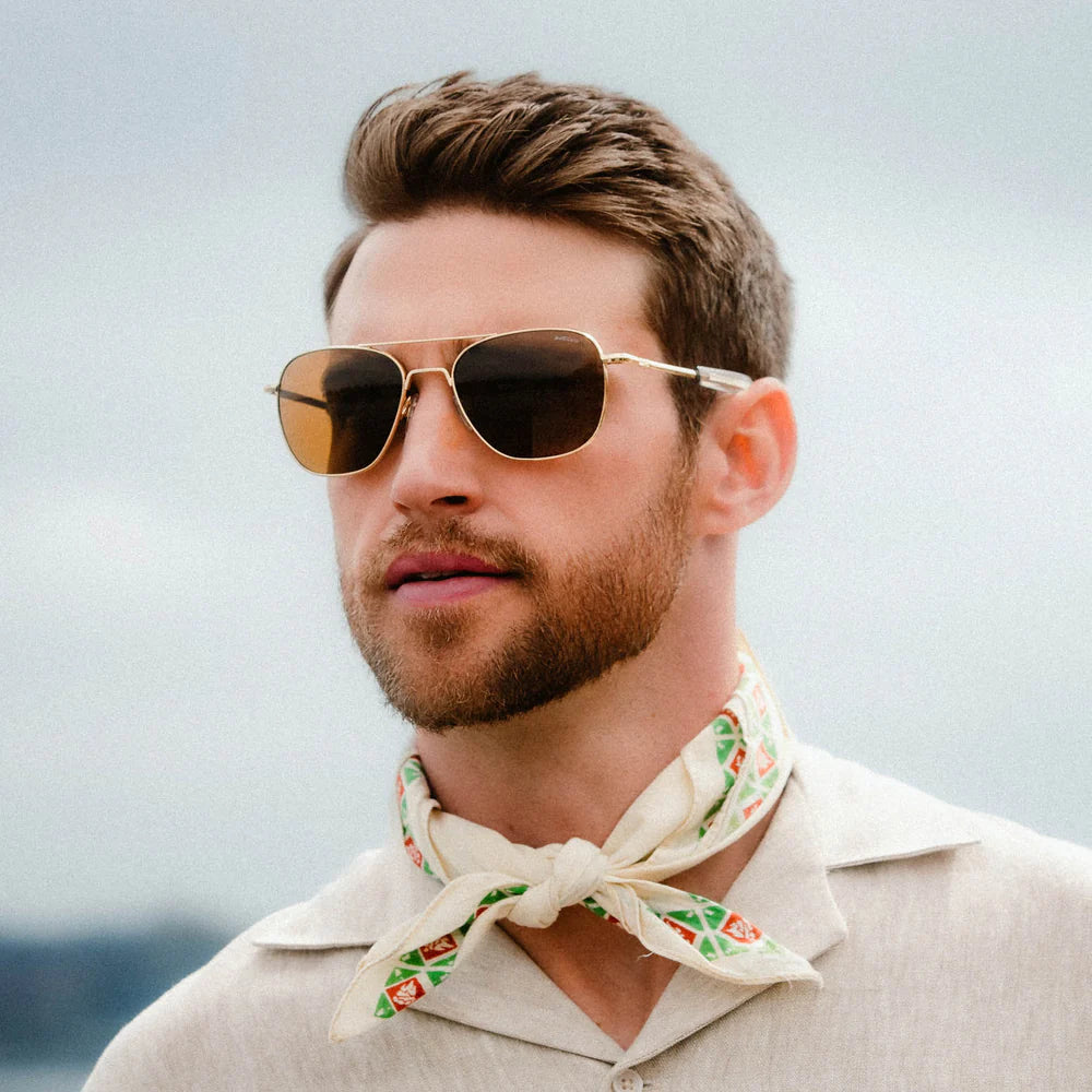 Randolph - Aviator 23k Gold & American Tan