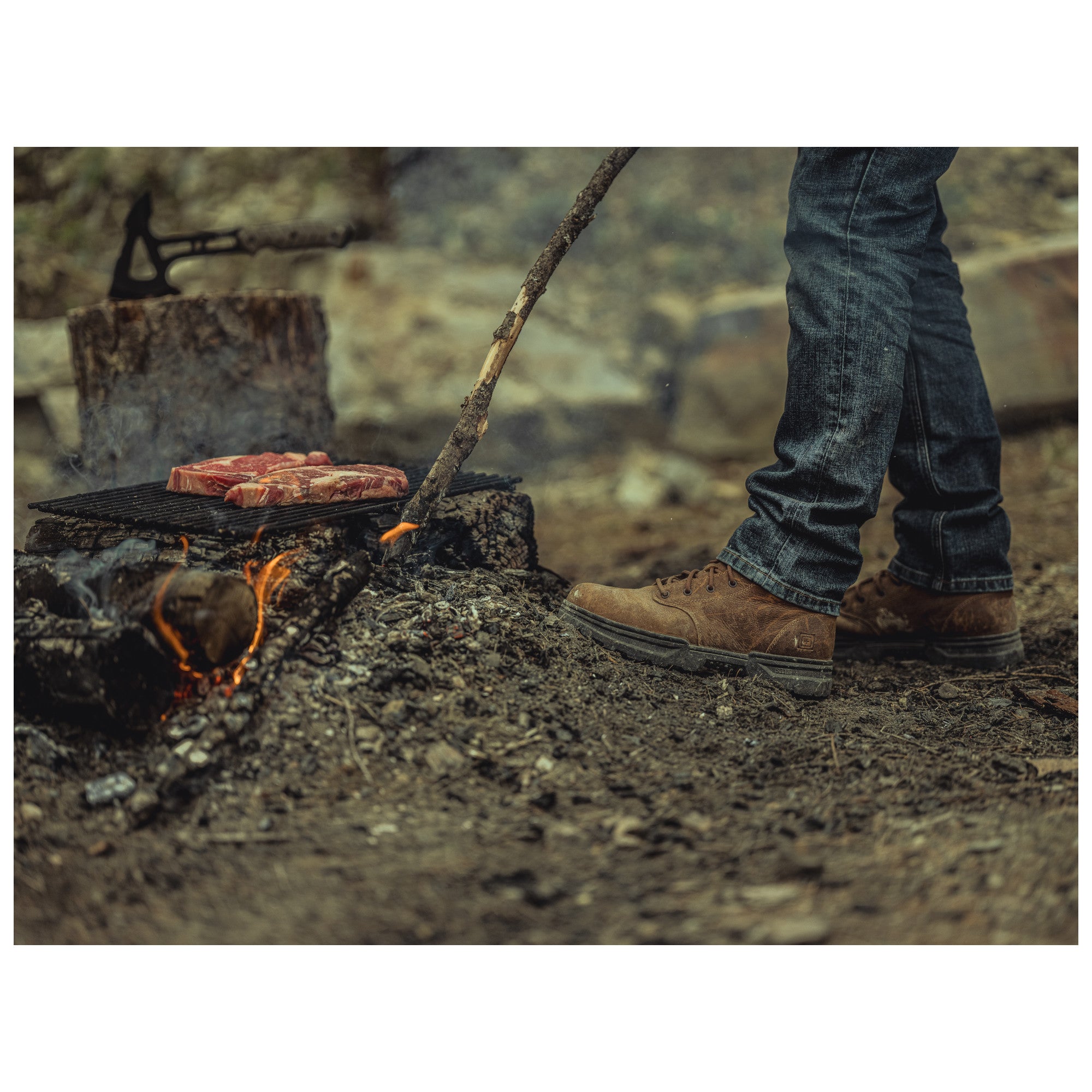 รองเท้าบูท 5.11 Rambler 6" Boot รองเท้าหนัง