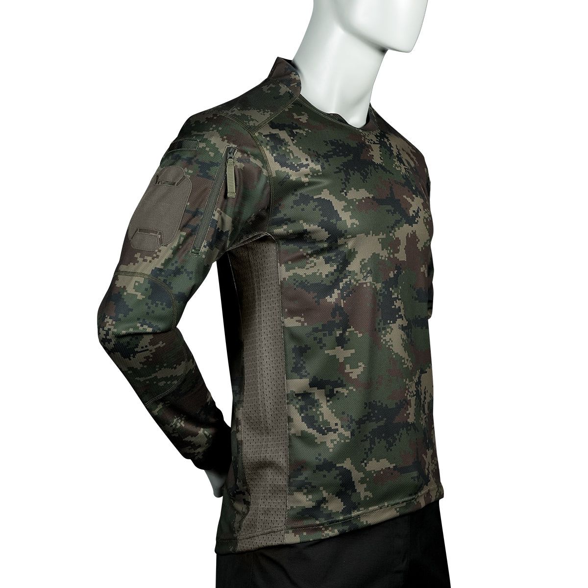 Valor PX STANDARD OPERATION SHIRT SOS (ลายพรางดิจิตอล ทหารเรือ RTN) เสื้อแขนยาว Tactical เสื้อทหาร ระบายอากาศ มีช่องใส่ปากกา