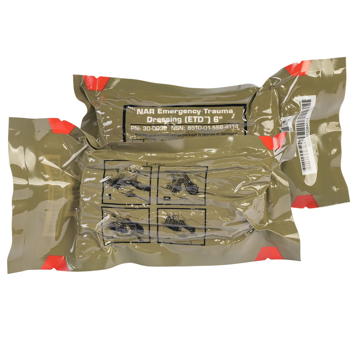 North American Rescue Emergency Trauma Dressing (ETD) - 6 in.