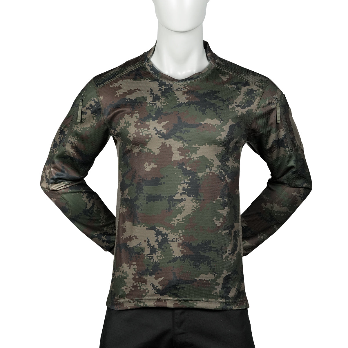 Valor PX STANDARD OPERATION SHIRT SOS (ลายพรางดิจิตอล ทหารเรือ RTN) เสื้อแขนยาว Tactical เสื้อทหาร ระบายอากาศ มีช่องใส่ปากกา