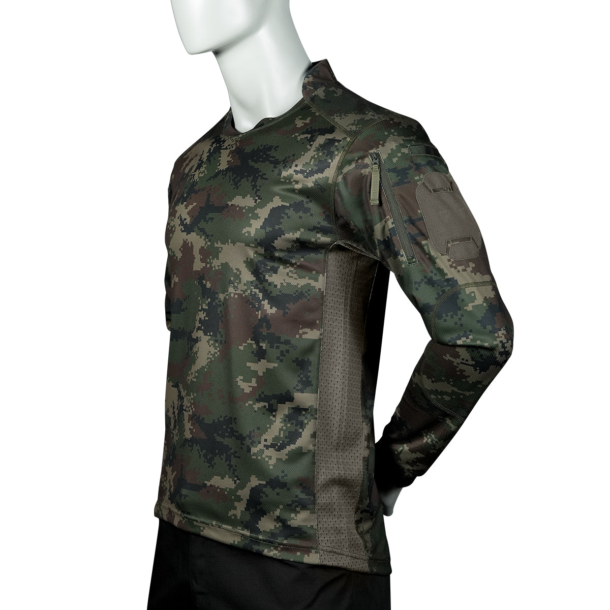 Valor PX STANDARD OPERATION SHIRT SOS (ลายพรางดิจิตอล ทหารเรือ RTN) เสื้อแขนยาว Tactical เสื้อทหาร ระบายอากาศ มีช่องใส่ปากกา