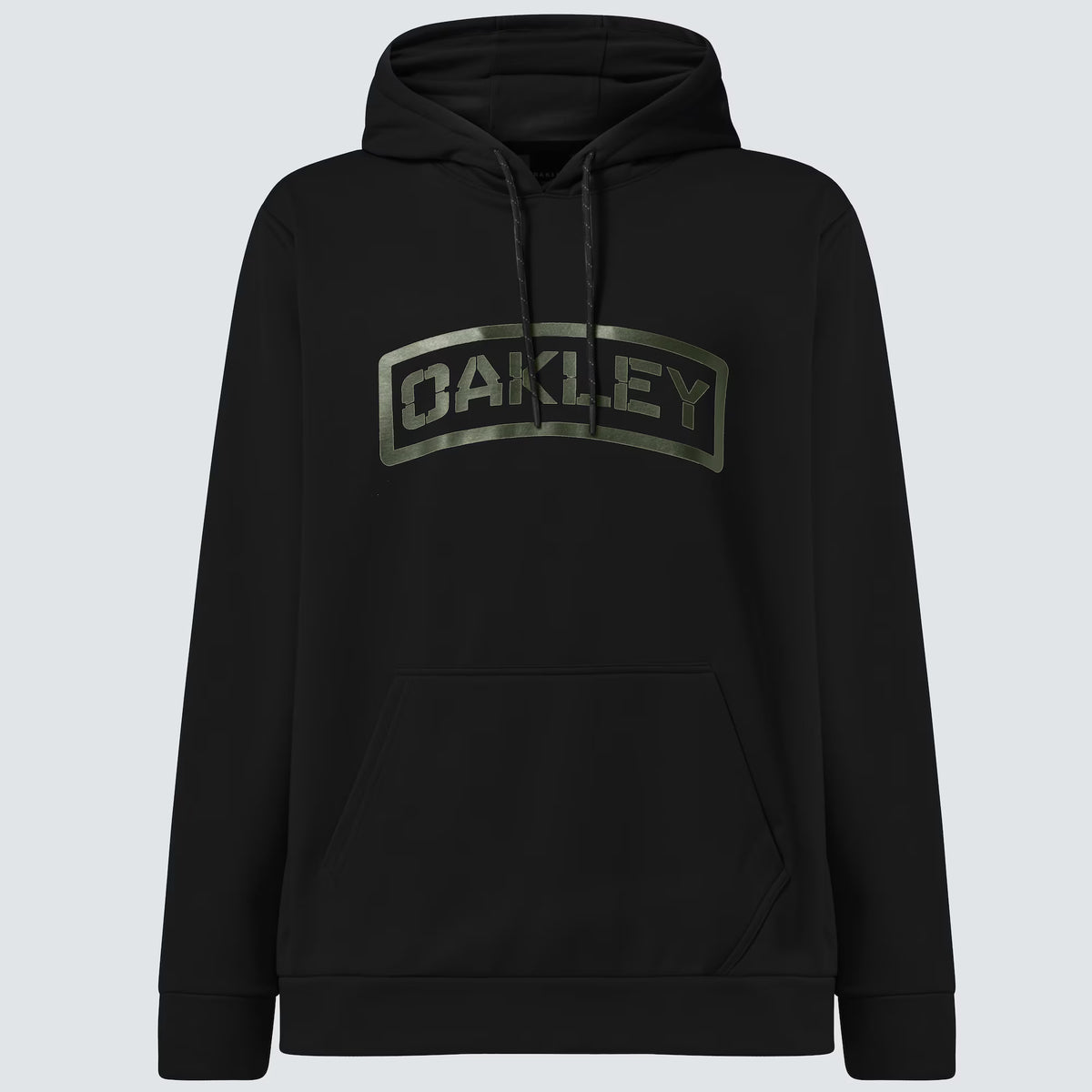 เสื้อ OAKLEY SI เสื้อสีดำทรง SI Tab Hoodie Shadow ทรงดูดี มีโกโก้ทหารด้านหน้า