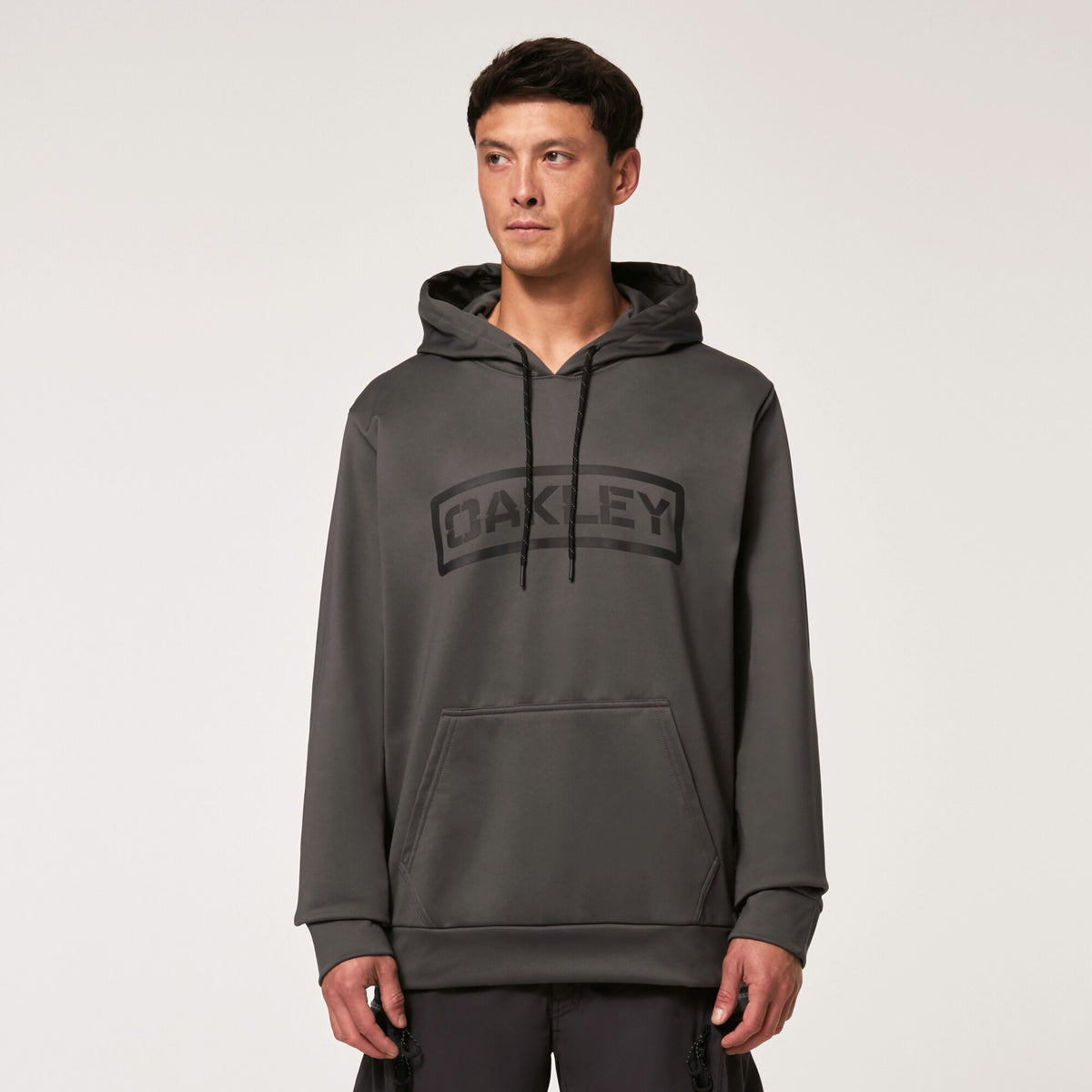 เสื้อลาย OAKLEY SI เสื้อแขนยาว SI Tab Hoodie Shadow เสื้อเห็นนายแบบใส่ใช้งานชัดเจน 