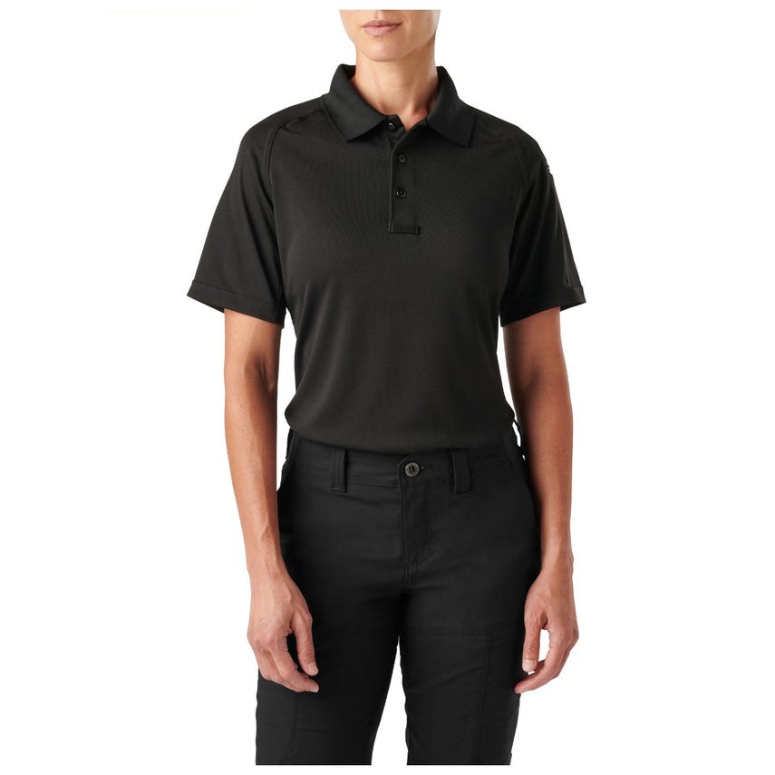 5.11 Women's Performance Short Sleeve Polo [Black]