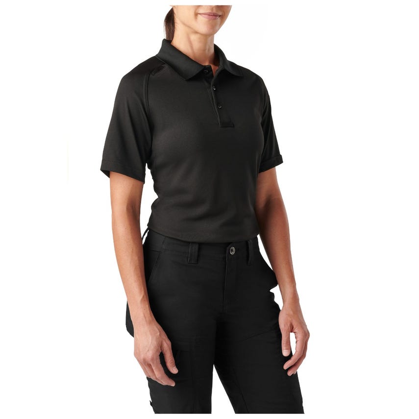 5.11 Women's Performance Short Sleeve Polo [Black]