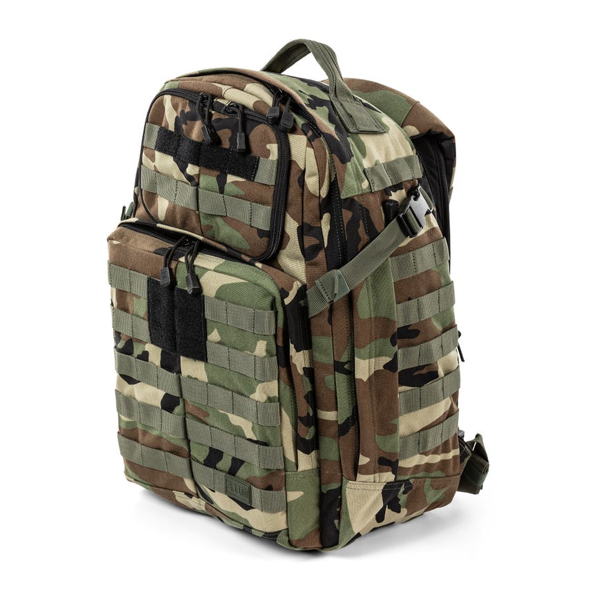 5.11 RUSH24 2.0 Woodland Backpack 37L [Woodland Camo]