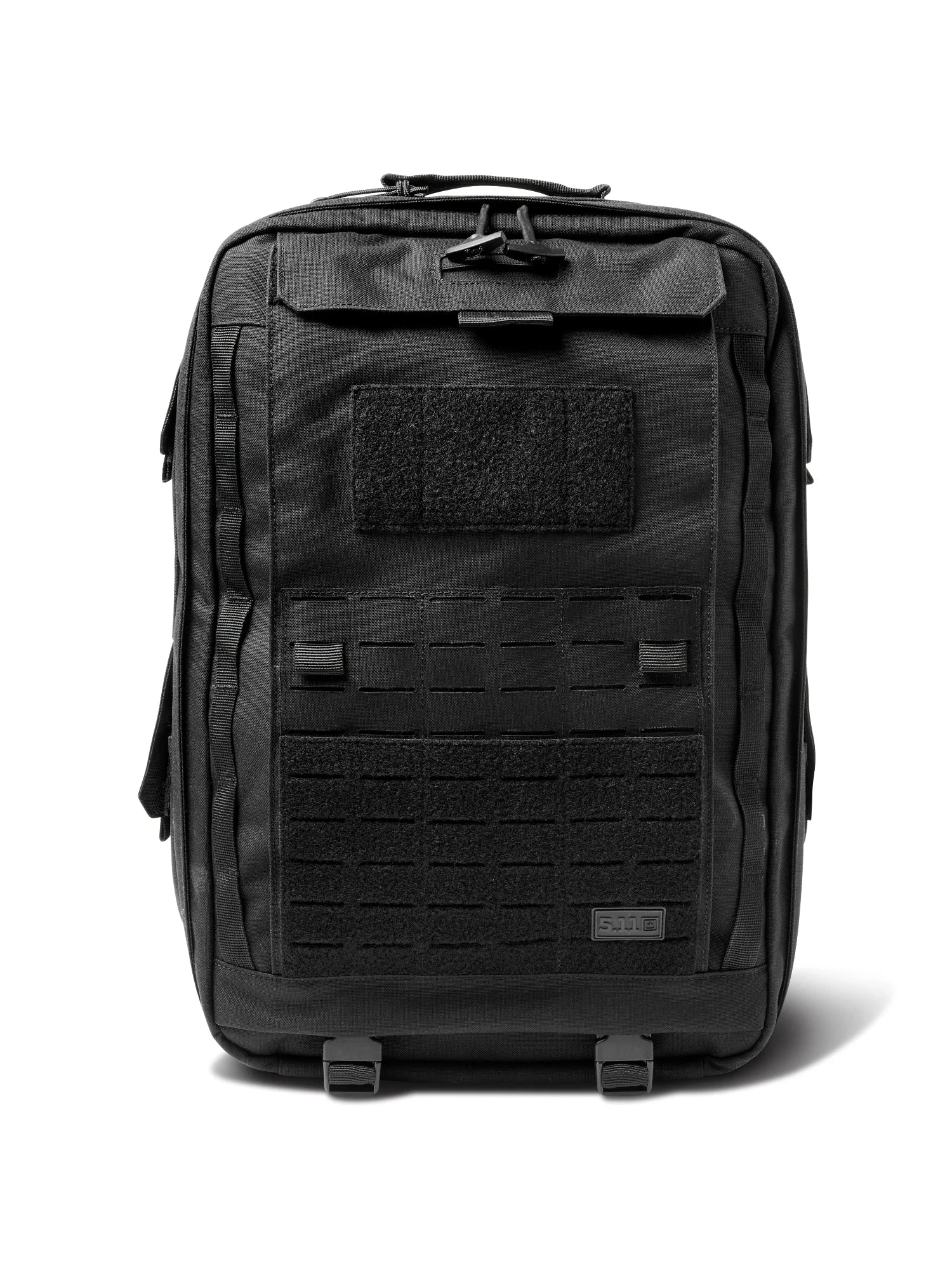 5.11 กระเป๋ารุ่น  UCR Backpack [Black] มุมมองกระเป๋า ด้านหน้าเห็นภาพชัดเจน