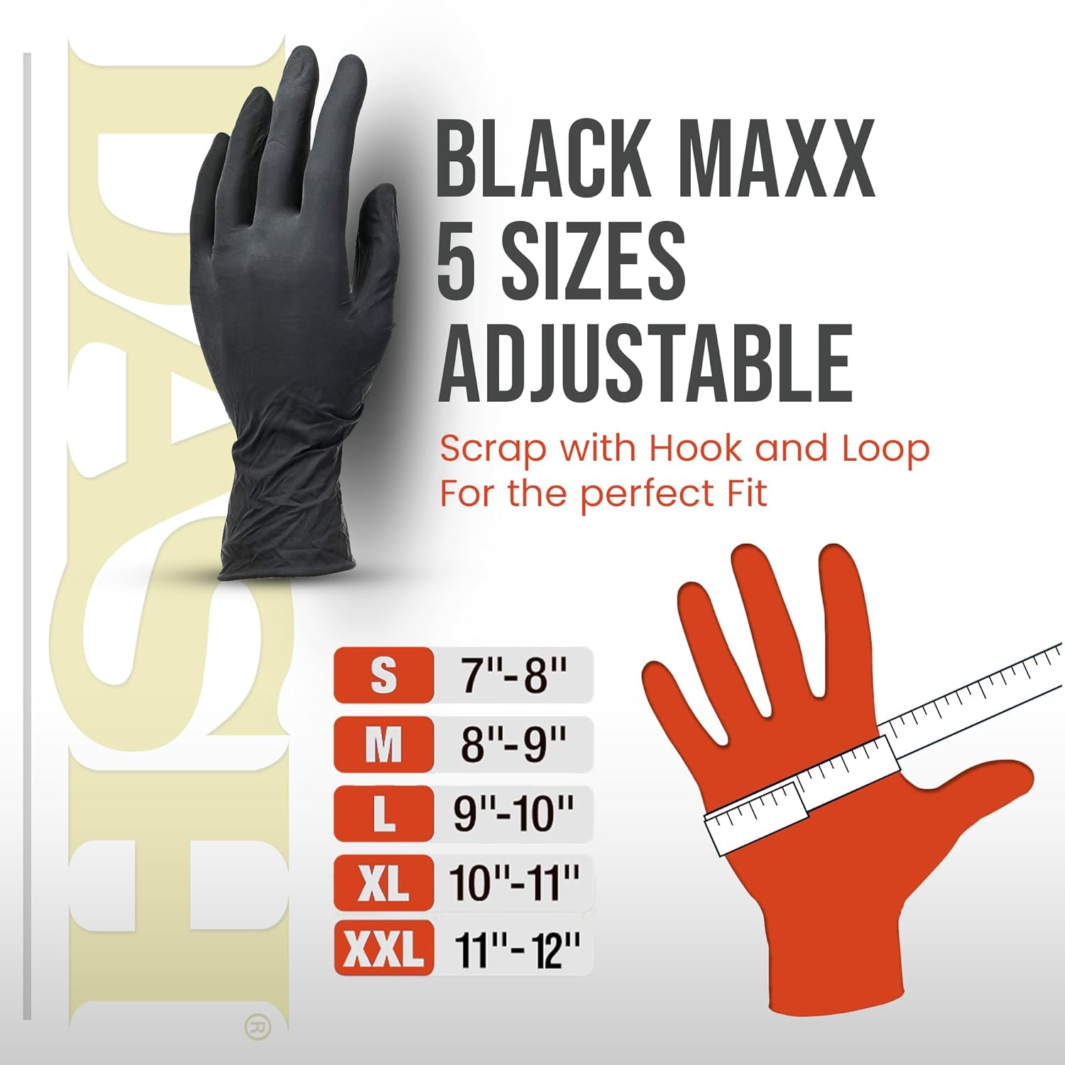 TacMed Solutions - Black Maxx Gloves 50 ชิ้น/กล่อง