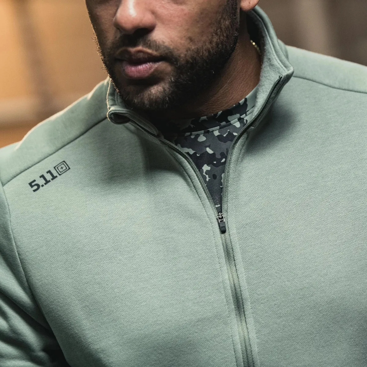 เสื้อฮู้ดแขนยาว แจ็คเก็ต 5.11 - PT-R Arrive 1/4 Zip สำหรับทุกกิจกรรม กันลม