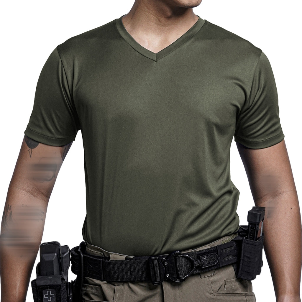 เสื้อ VALOR PX สีพื้นสีเขียว 