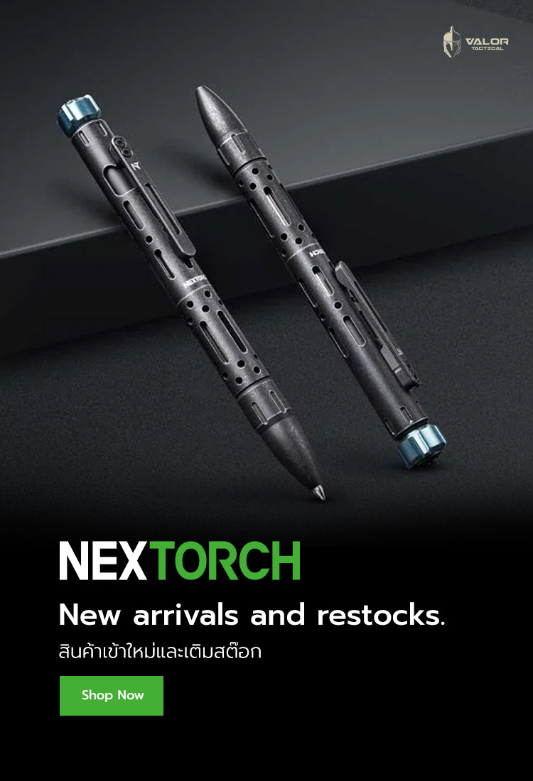 ปากกา Nextorch tactical pen สินค้าใหม่และเติมสต็อก VALOR Tactical Store