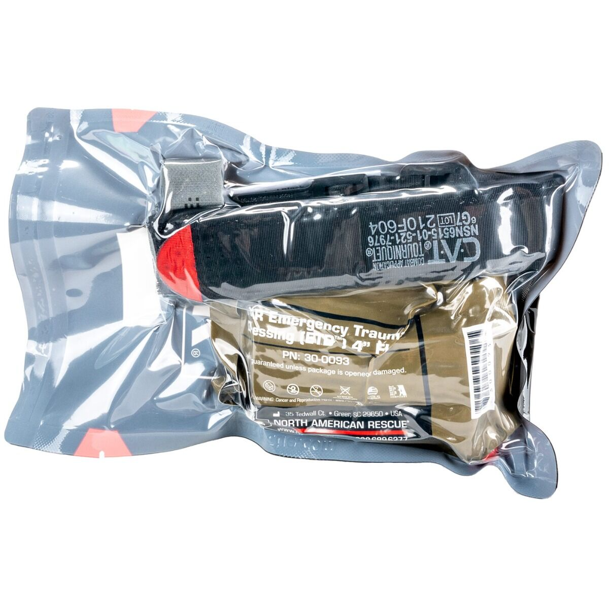 North American Rescue Individual Patrol Officer Kit (IPOK) With Combat Gauze