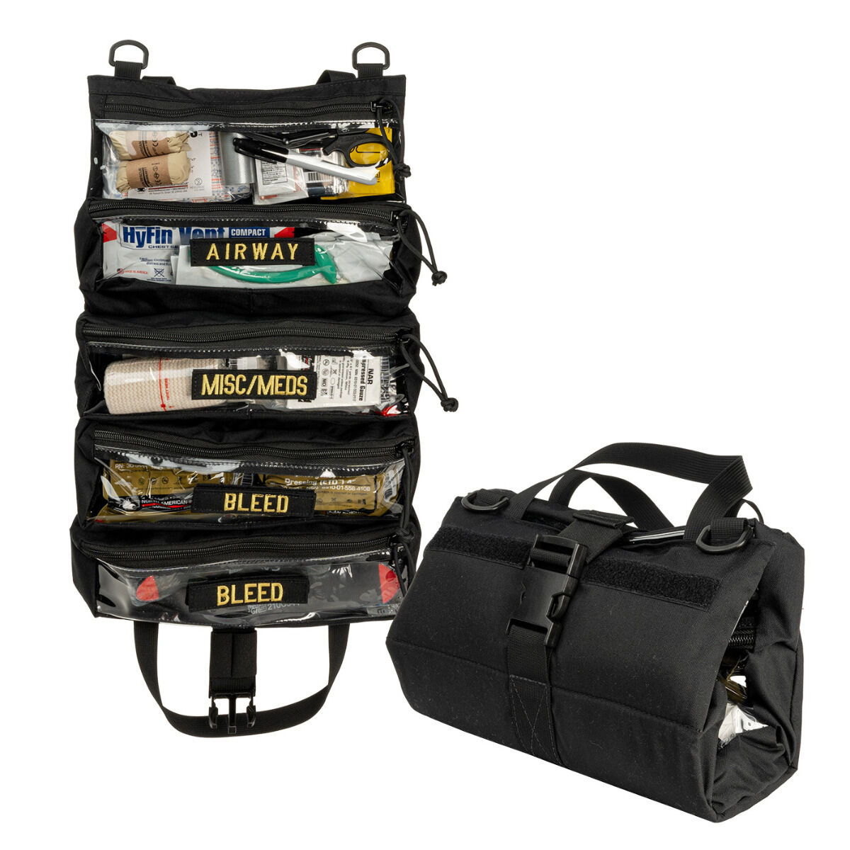 North American Rescue - Mini Trauma Sheet Kit - Black