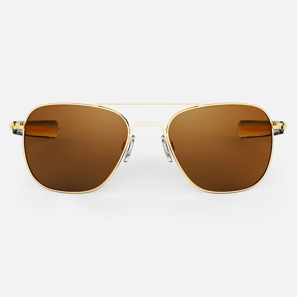 Randolph - Aviator 23k Gold & American Tan