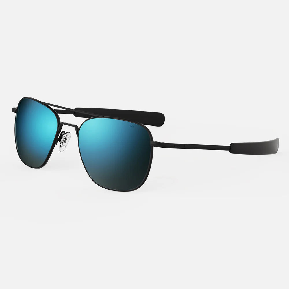 แว่นตา Aviator Matte Black & Cobalt แว่นสไตส์ ทหารดูดีเท่ ไม่ซ้ำใคร 