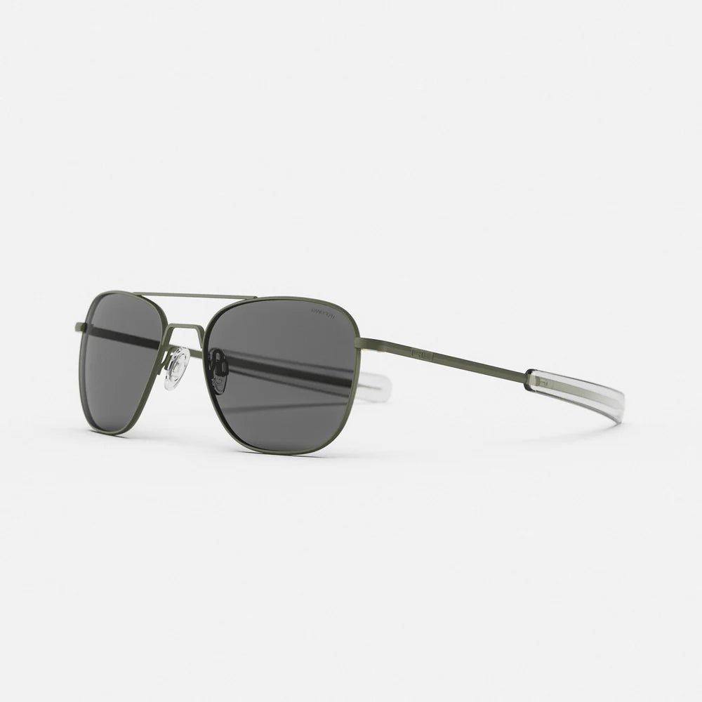 Randolph แว่นตา Aviator Military Olive & American Gray 