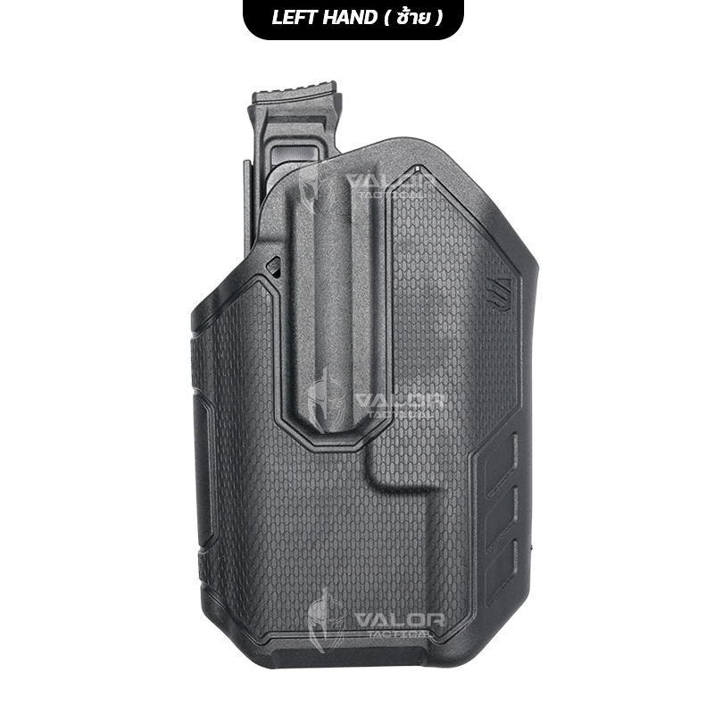 Falco Holster Multifit Leer/zwart, 1911 Pistolen Met Rail Am02 2332 R Bl Falco Holster Multifit Leer/zwart, 1911 Pistolen Met Rail Am02 2332 R Bl