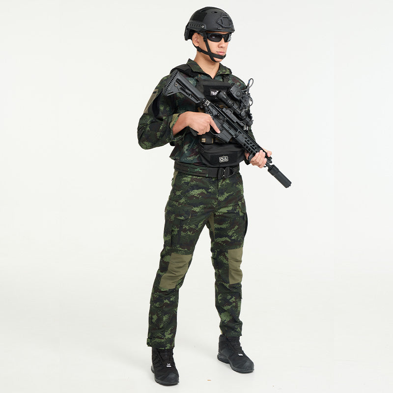 Valor PX - NATIVE COMBAT SHIRT เสื้อคอมแบทลายพราง ทหารบก