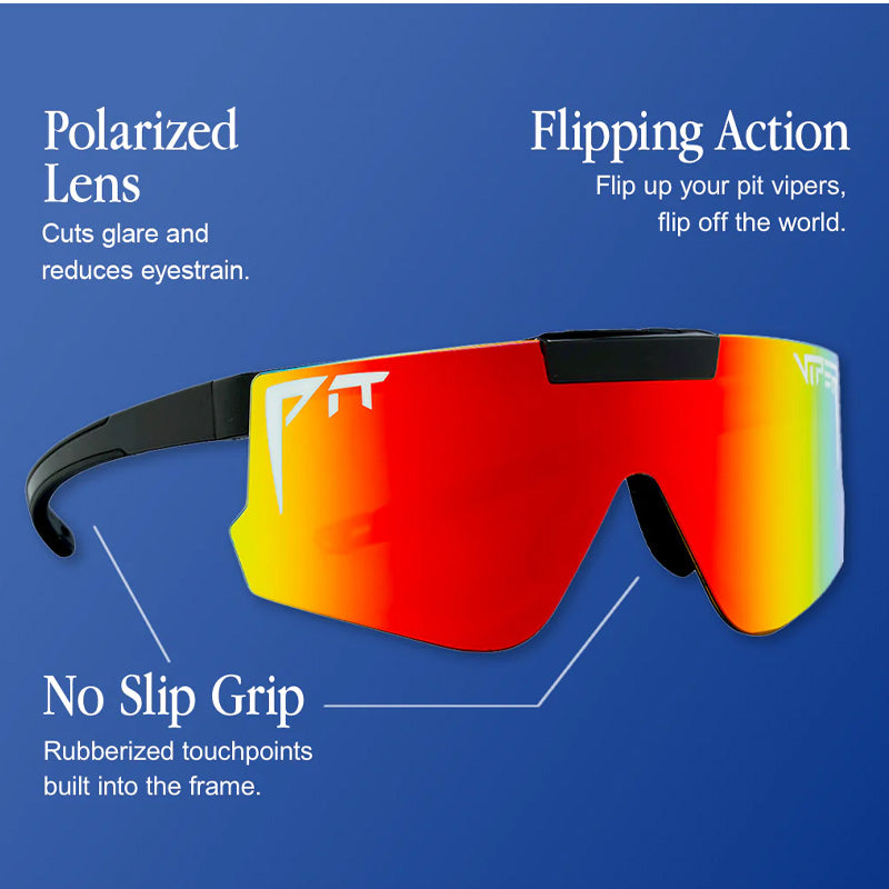 Pit Viper - The Exec Flip-Offs, HDPV Polarized Rainbow
