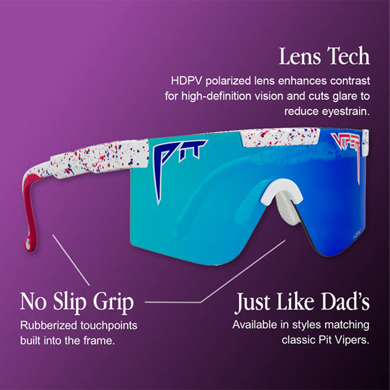 Pit Viper - The Merika Junior, HDPV Polarized Blue