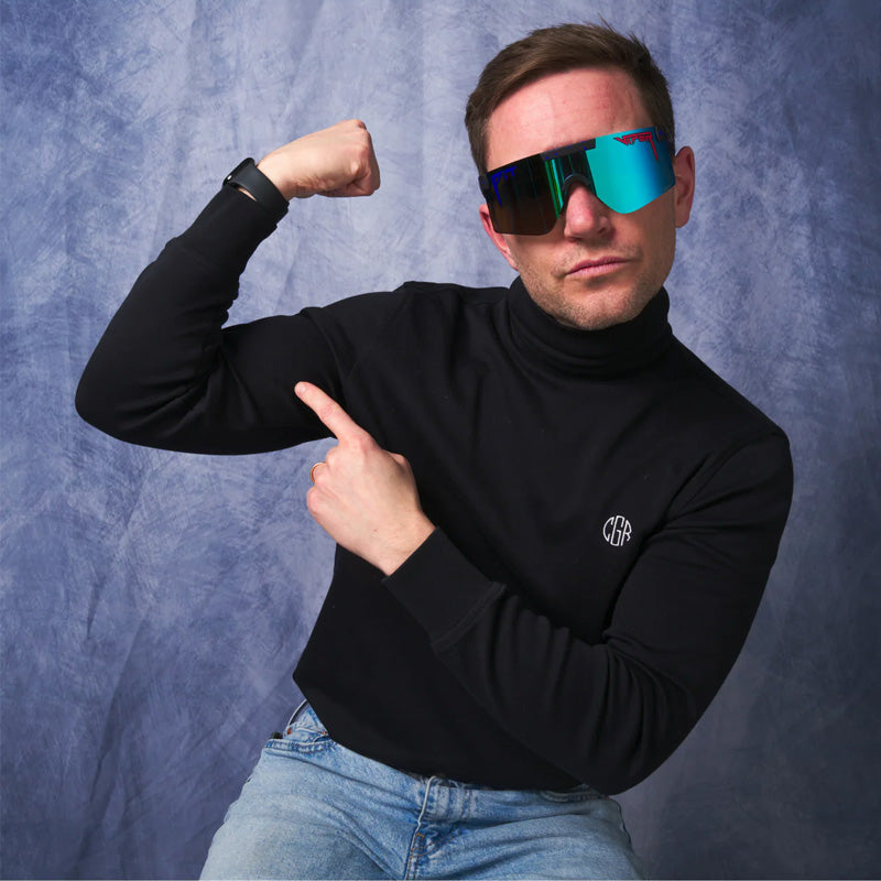 Pit Viper - The Peacekeeper Original,HDPV Polarized Blue, Size Regular