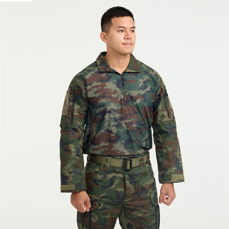 Valor PX - NATIVE COMBAT SHIRT เสื้อคอมแบทลายพราง ทหารเรือ