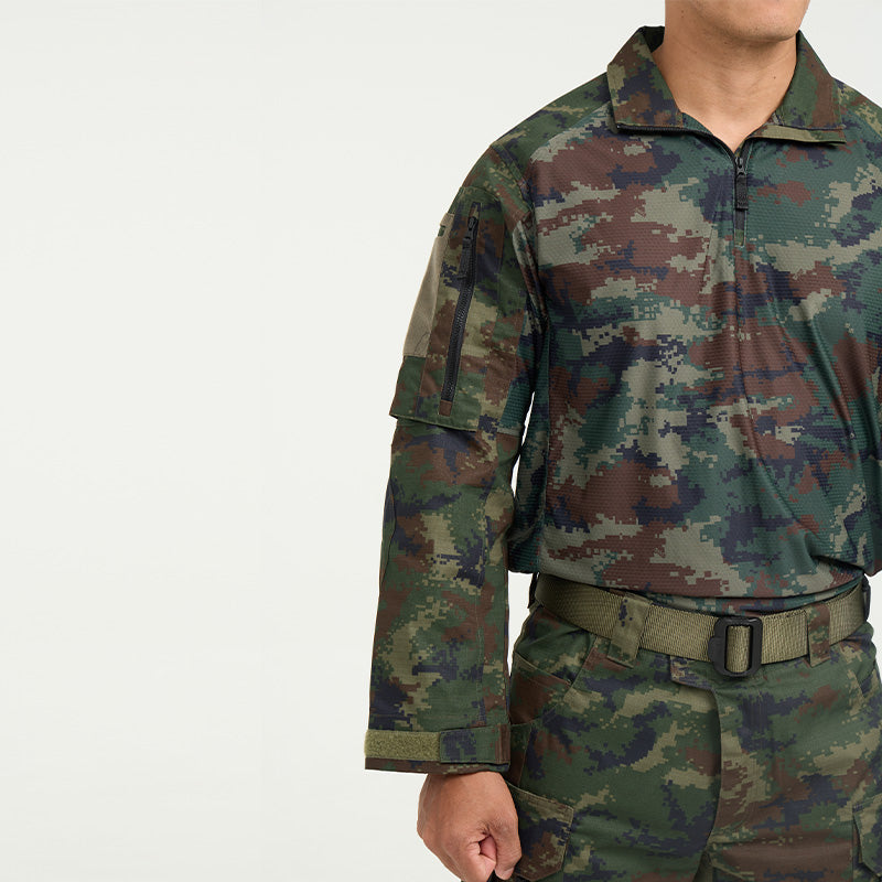 Valor PX - NATIVE COMBAT SHIRT เสื้อคอมแบทลายพราง ทหารเรือ