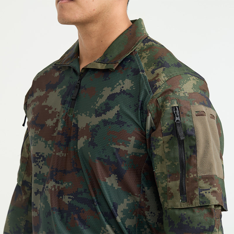 Valor PX - NATIVE COMBAT SHIRT เสื้อคอมแบทลายพราง ทหารเรือ