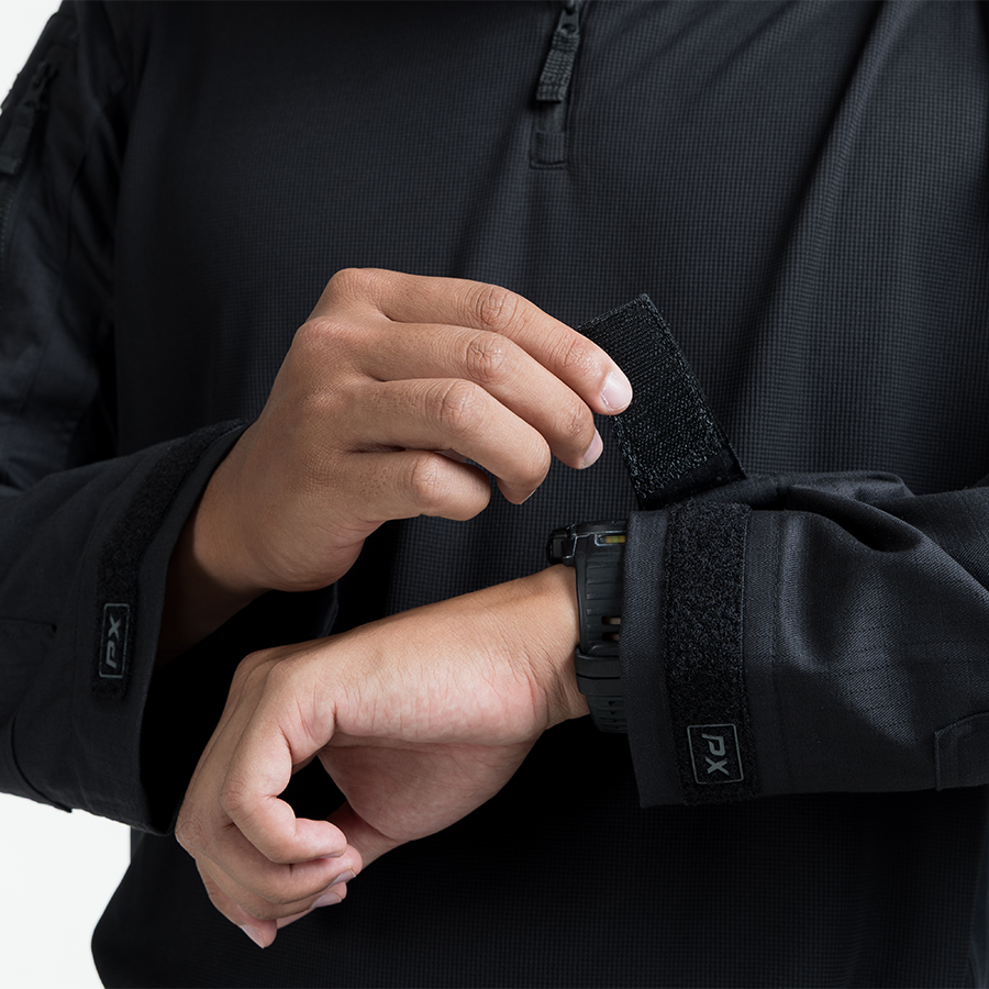 เสื้อทหาร VALOR PX - Native Combat Shirt [Black] เสื้อคอมแบท ทหารพราน