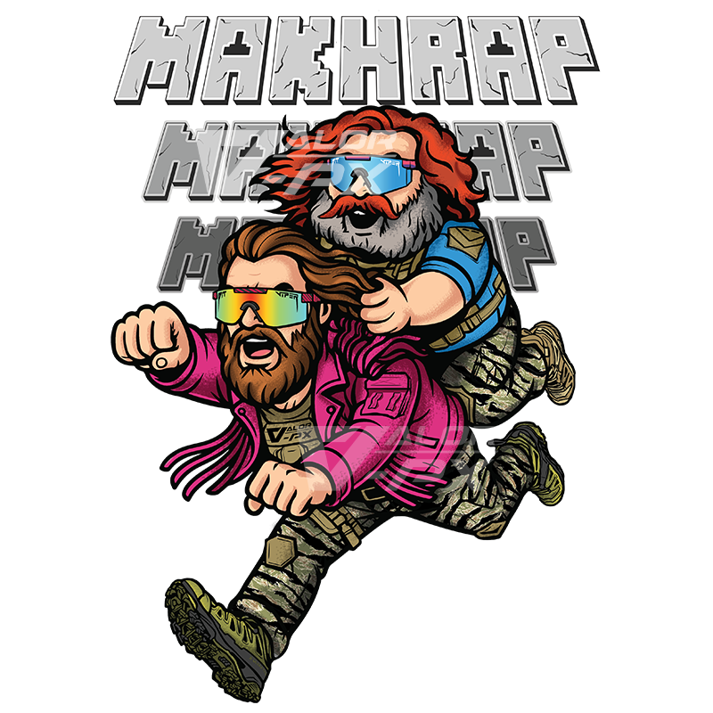 เสื้อยืดสกรีนลาย VALOR PX - MAKHRAP T-Shirt เสื้อใส่เที่ยว ลายกราฟิก