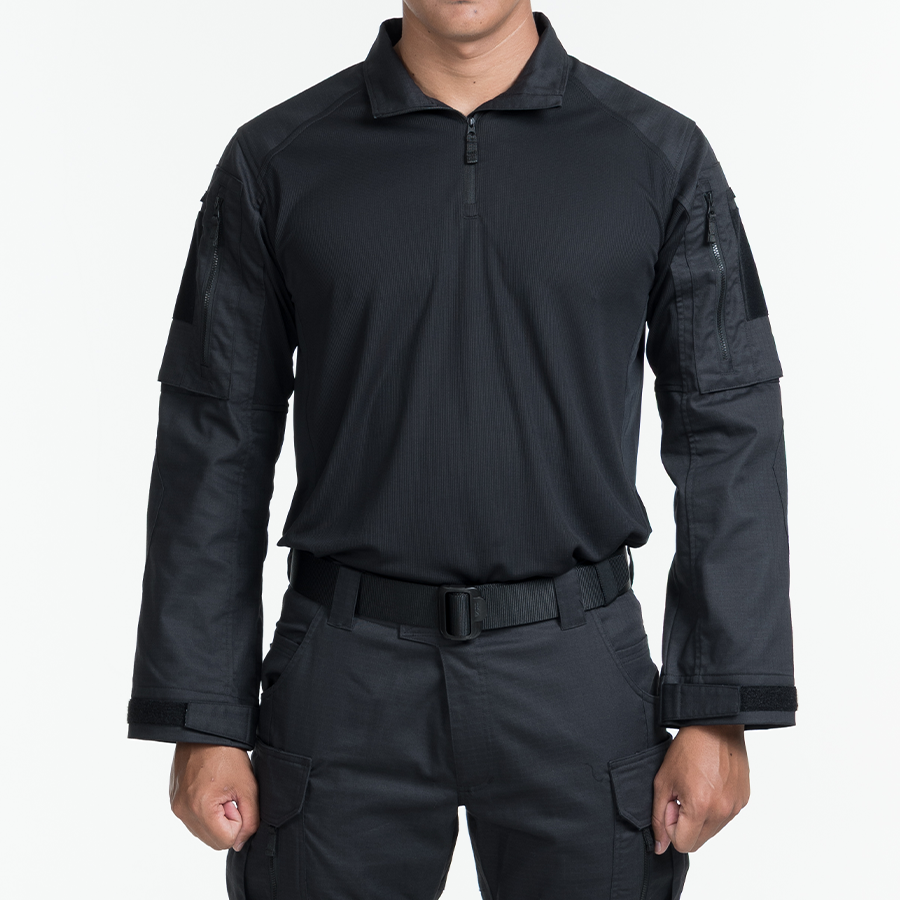 เสื้อทหาร VALOR PX - Native Combat Shirt [Black] เสื้อคอมแบท ทหารพราน