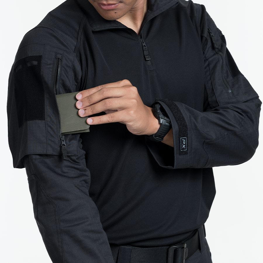 เสื้อทหาร VALOR PX - Native Combat Shirt [Black] เสื้อคอมแบท ทหารพราน