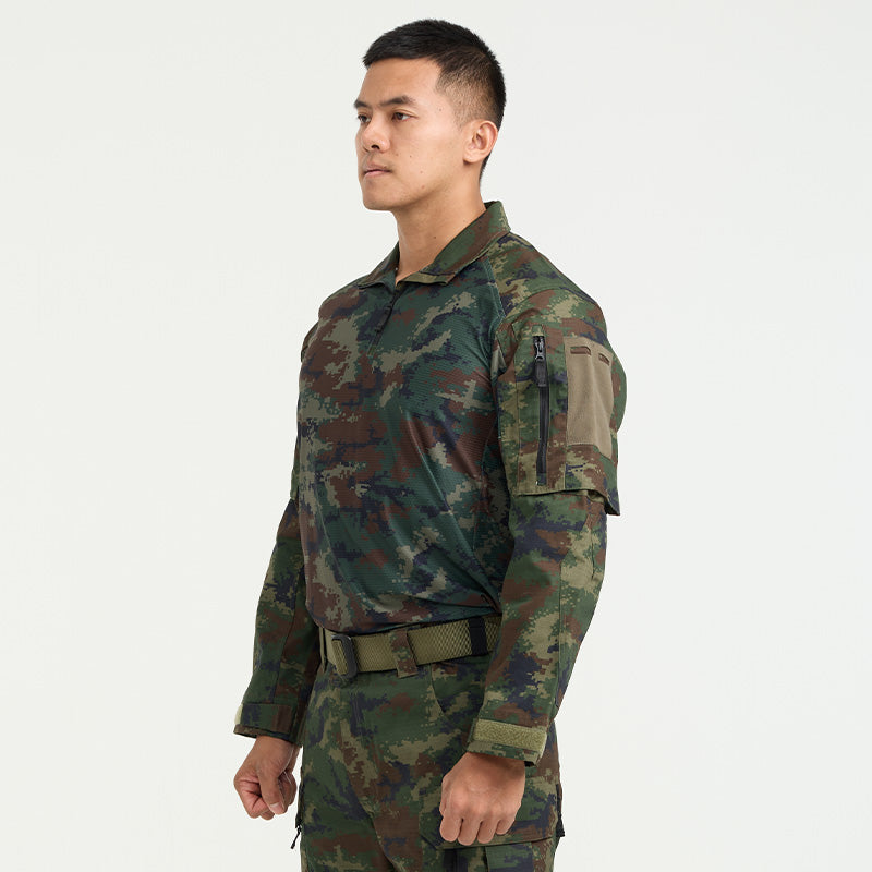 Valor PX - NATIVE COMBAT SHIRT เสื้อคอมแบทลายพราง ทหารเรือ