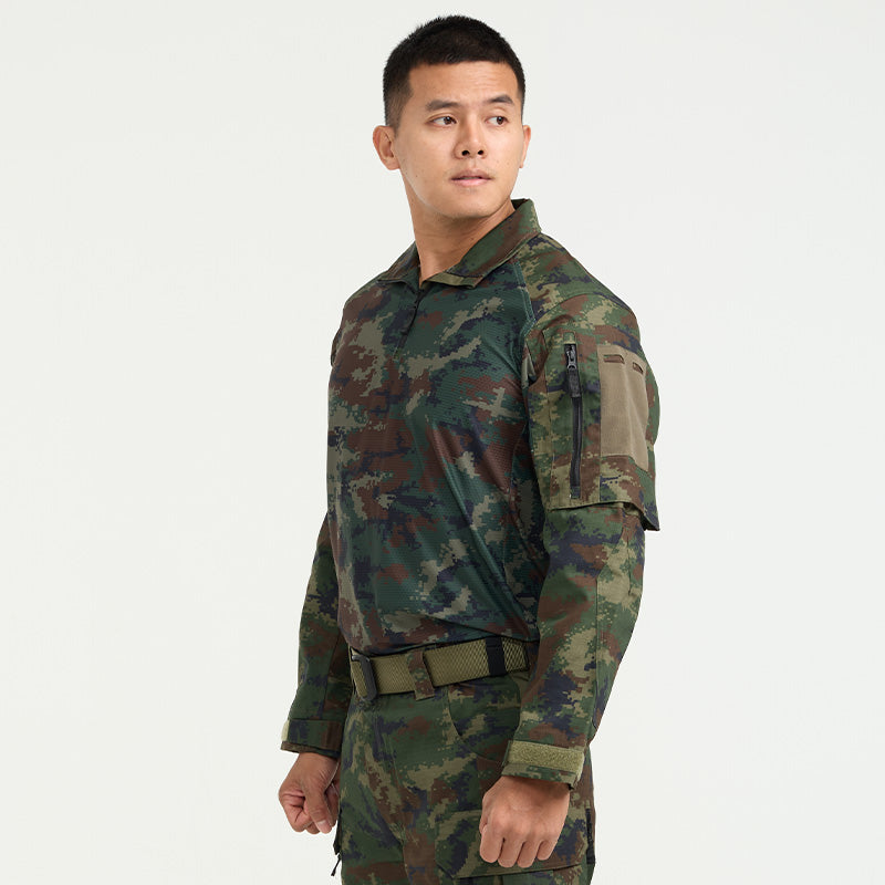 Valor PX - NATIVE COMBAT SHIRT เสื้อคอมแบทลายพราง ทหารเรือ
