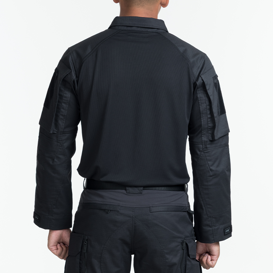 เสื้อทหาร VALOR PX - Native Combat Shirt [Black] เสื้อคอมแบท ทหารพราน