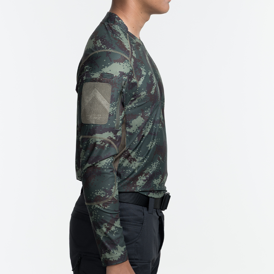 เสื้อทหาร แขนยาว VALOR PX - Standard Operation Shirt, SOS Gen2 เสื้อลายพราง คอวี