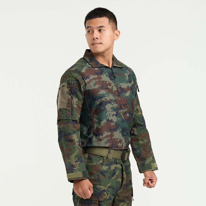 Valor PX - NATIVE COMBAT SHIRT เสื้อคอมแบทลายพราง ทหารเรือ