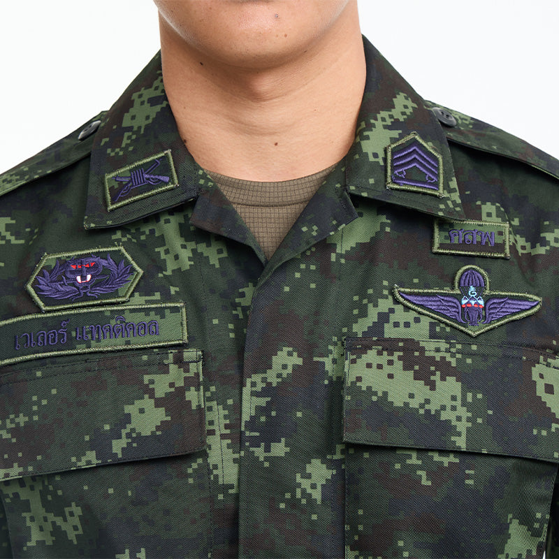 VALOR PX - NATIVE BDU Shirt, camouflage training shirt, Royal Thai Army.