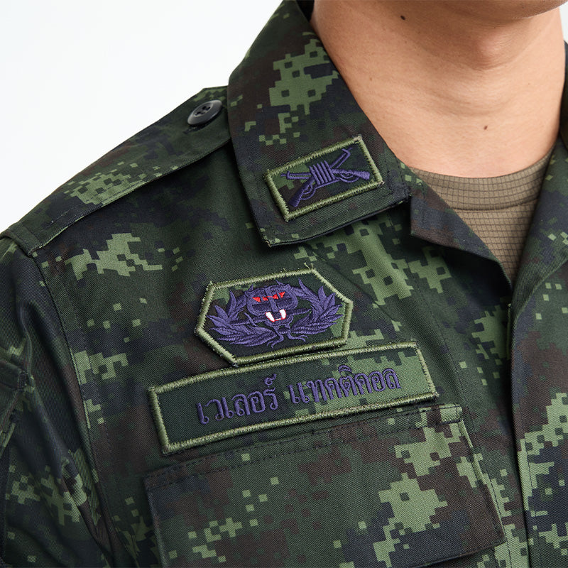 VALOR PX - NATIVE BDU Shirt, camouflage training shirt, Royal Thai Army.