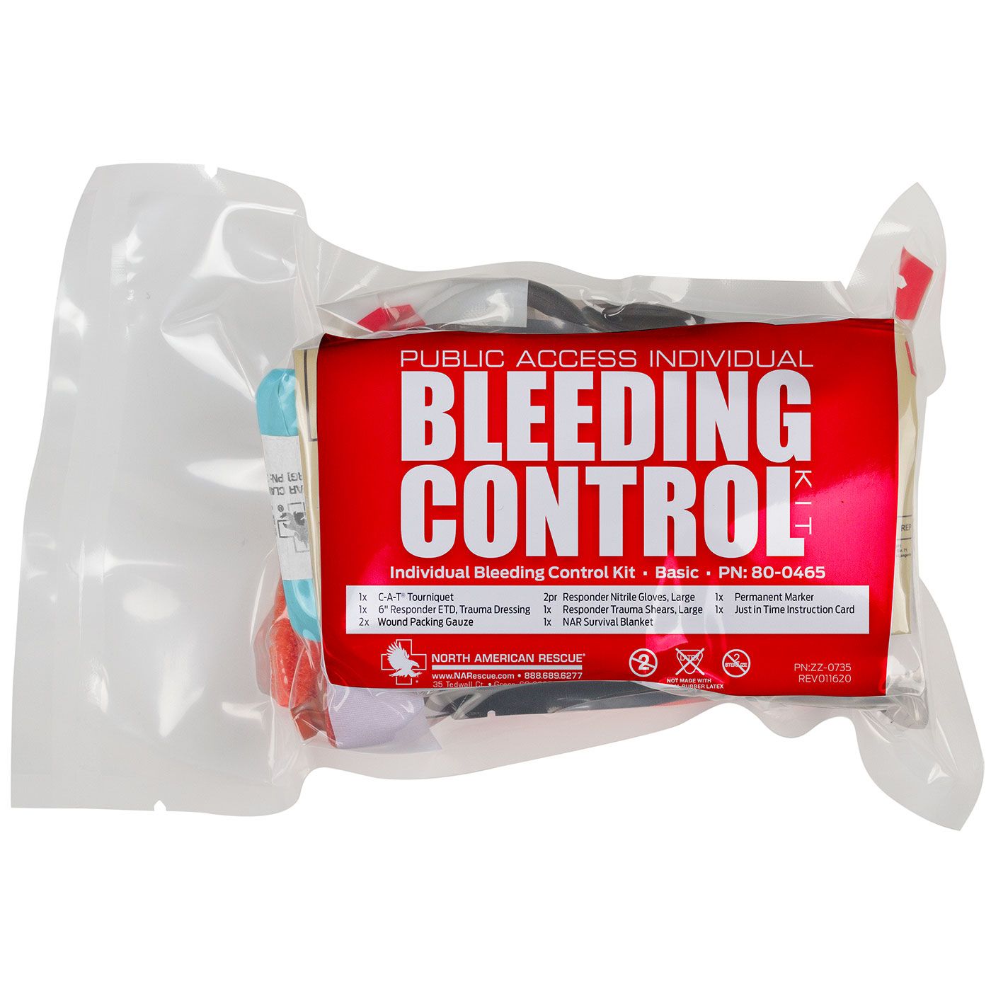 North American Rescue Public Access Individual Bleeding Control Basic Kit