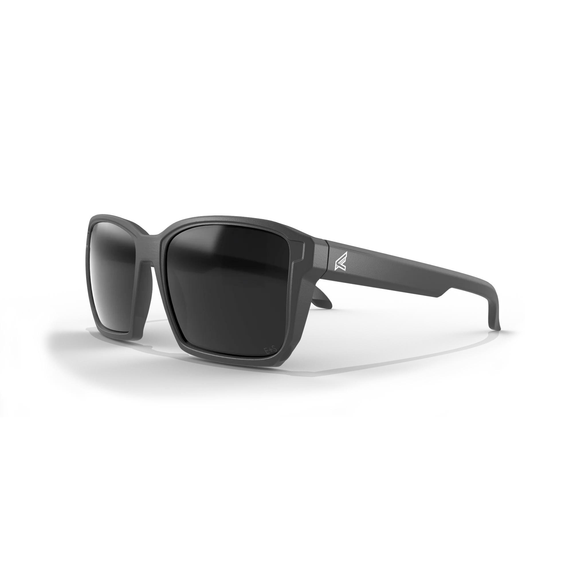 Edge Eyewear - Renshaw Polarized Smoke Lens, Matte Black Frame