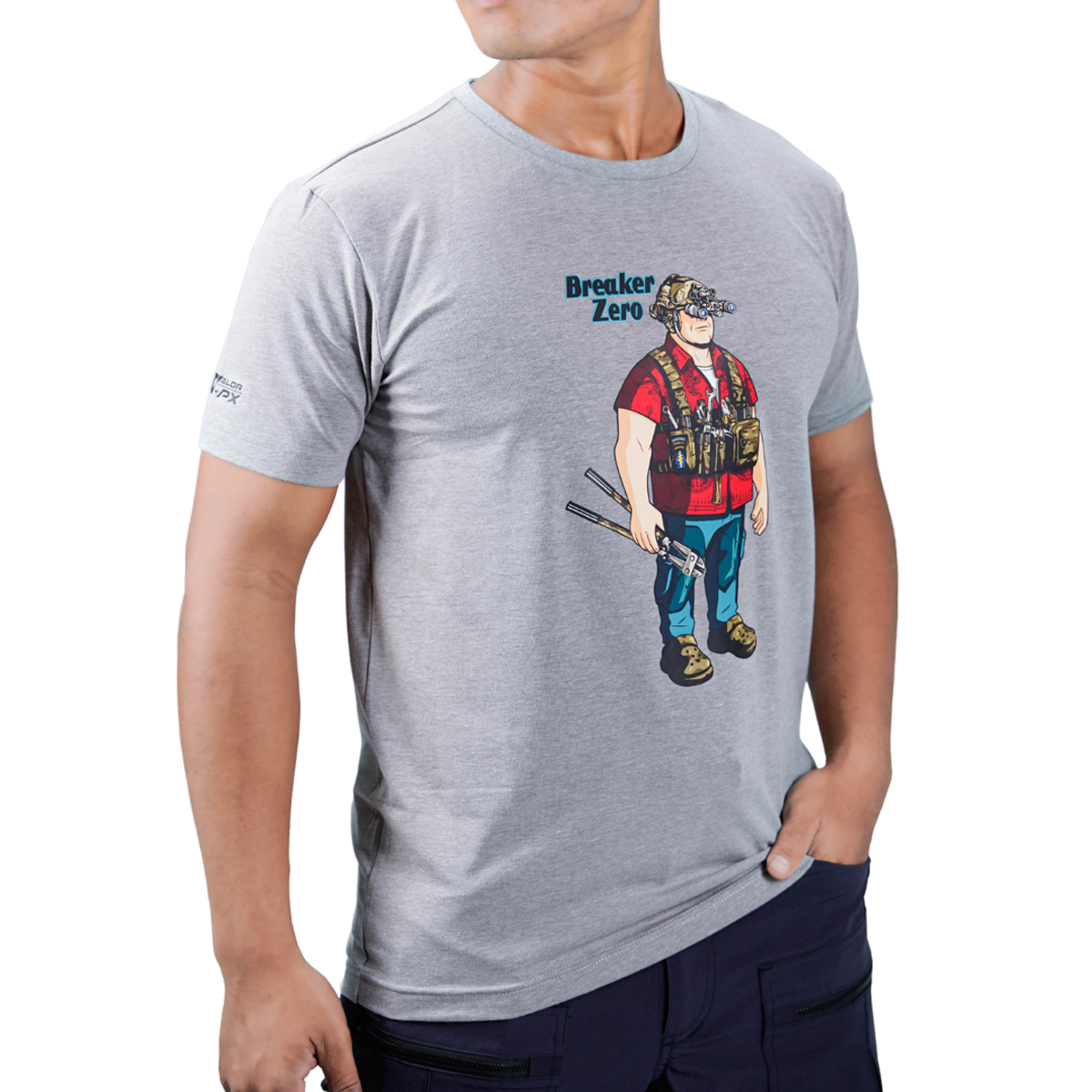 เสื้อยืดสกรีนลาย VALOR PX - Breaker Zero T-Shirt เสื้อใส่เที่ยว ลายกราฟิก