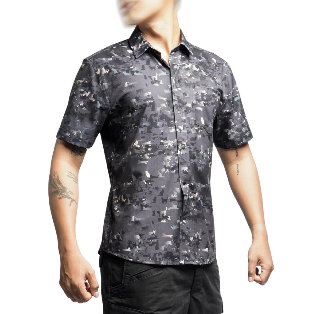 VALOR PX รุ่น Short Sleeve Shirt [CATMOUFLAG] เสื้อเซิ้ด มาตรฐาน ลายพรางใส่เท่ๆ 