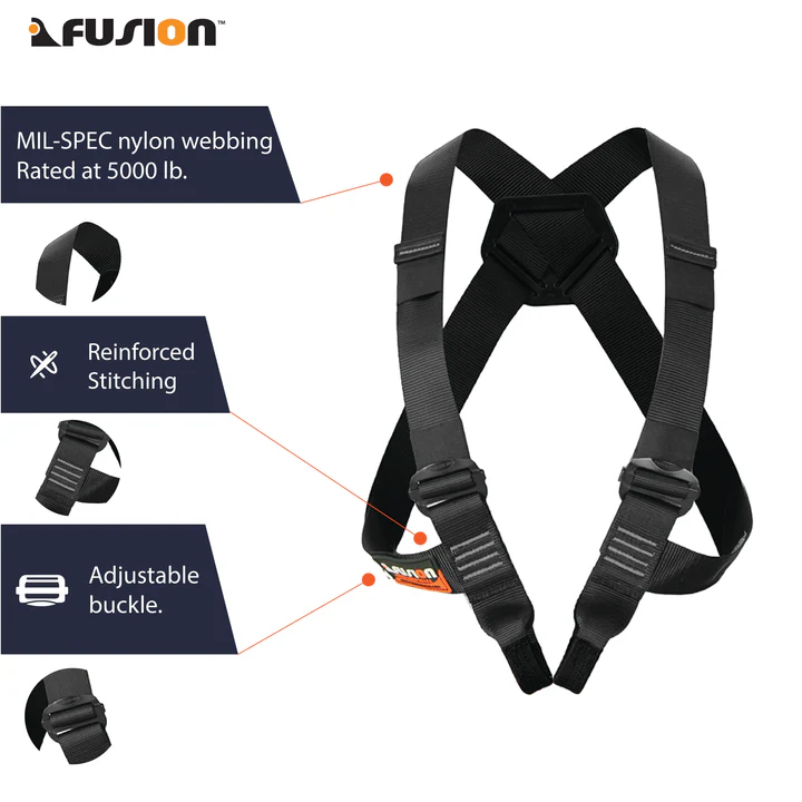 Fusion Stika Chest Harness [Black / M Size]