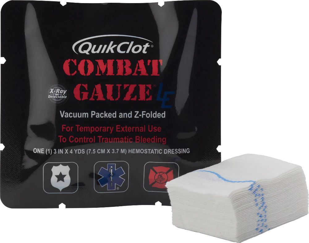 TacMed Solutions - QuickClot Combat Gauze for Law Enforcement