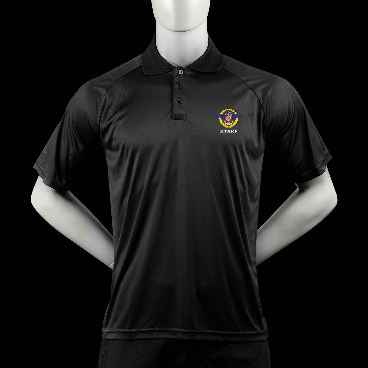 (สกรีนโลโก้ฟรี) หน่วยงานภายใน กองบัญชาการกองทัพไทย Ver.English Valor PX เสื้อโปโล Polo Shirt