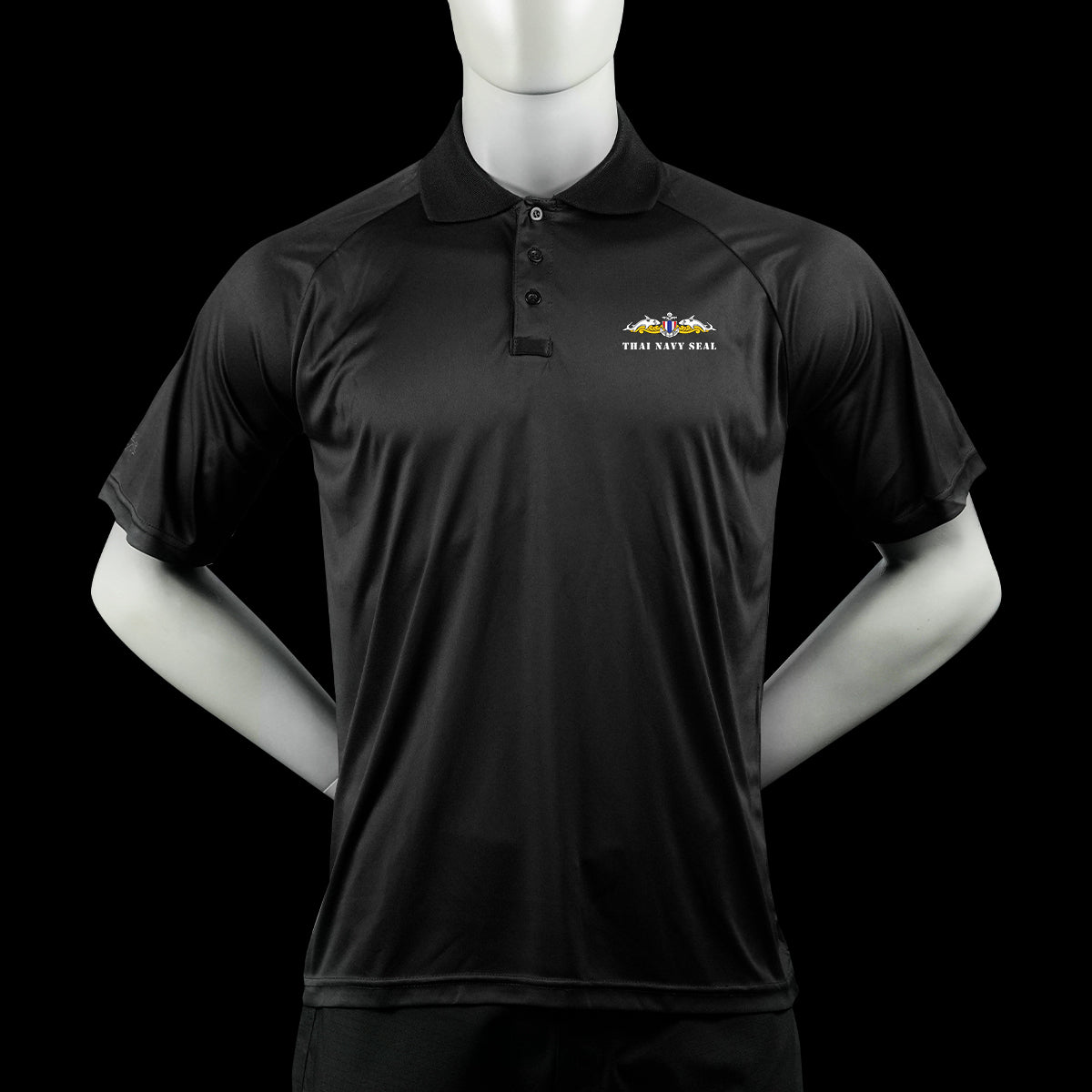 (สกรีนโลโก้ฟรี) หน่วยงานภายใน หน่วยสงครามพิเศษทางเรือ Valor PX เสื้อโปโล Polo Shirt