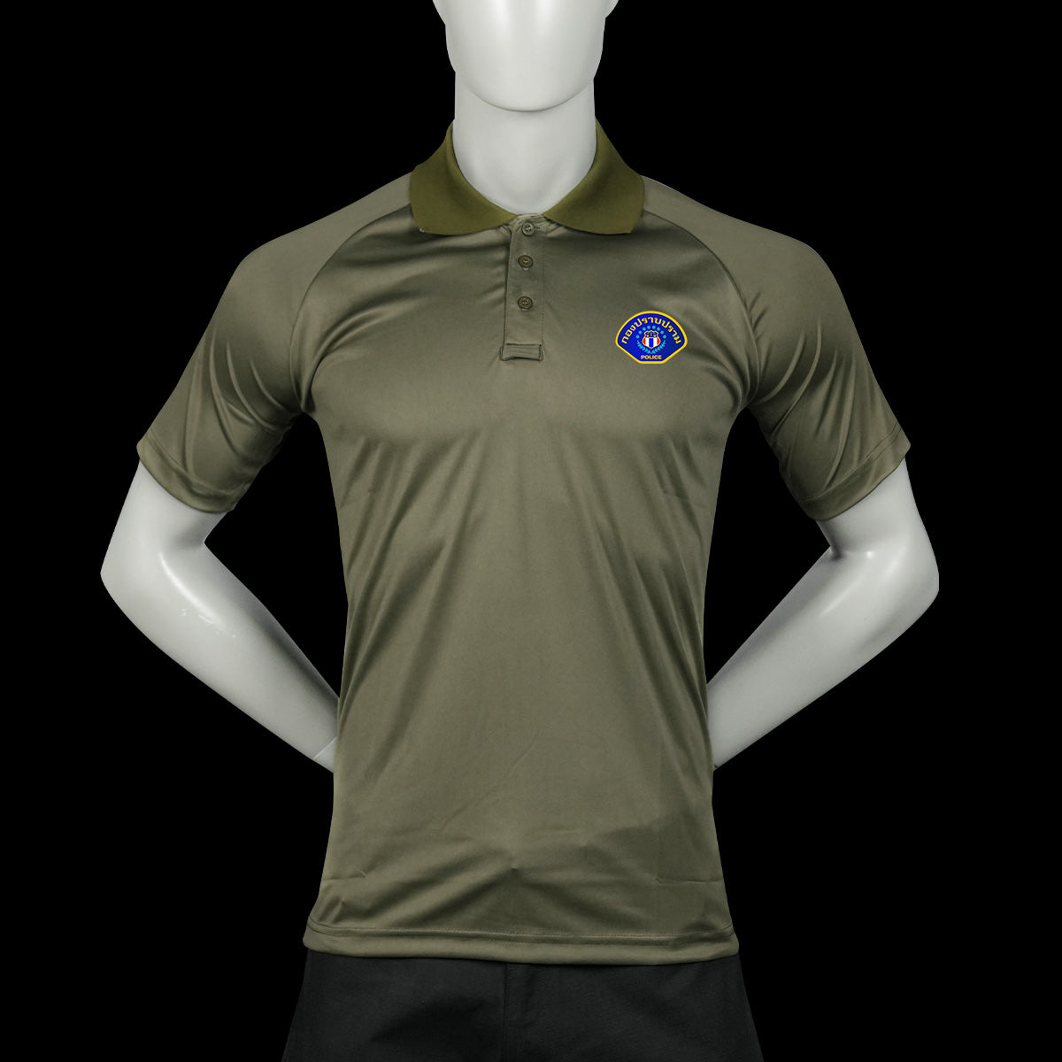 (สกรีนโลโก้ฟรี) หน่วยงานภายใน กองปราบปราม Valor PX เสื้อโปโล Polo Shirt