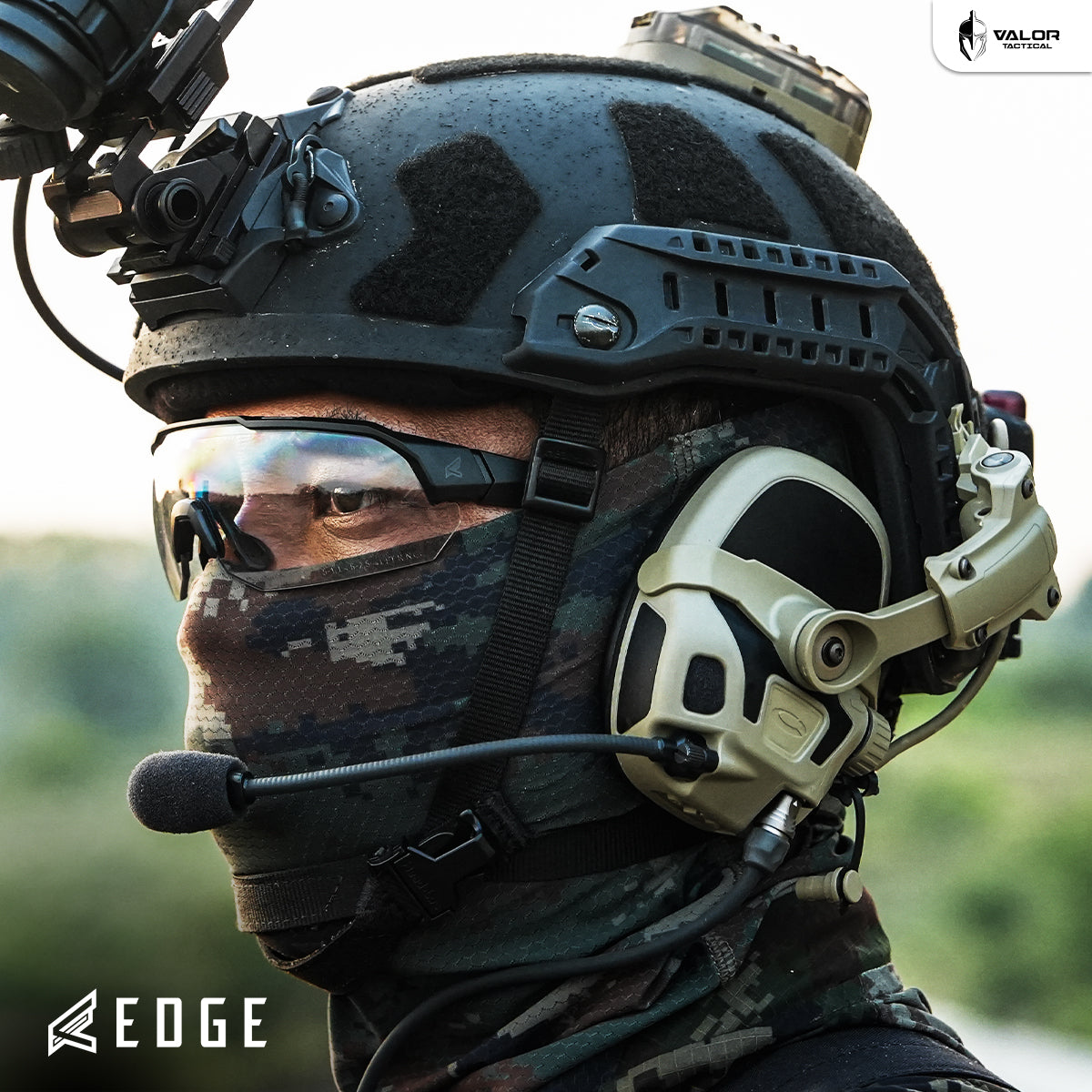 Edge Eyewear - Arc Light Shooting Glasses with Vapor Shield Anti-Fog Lens